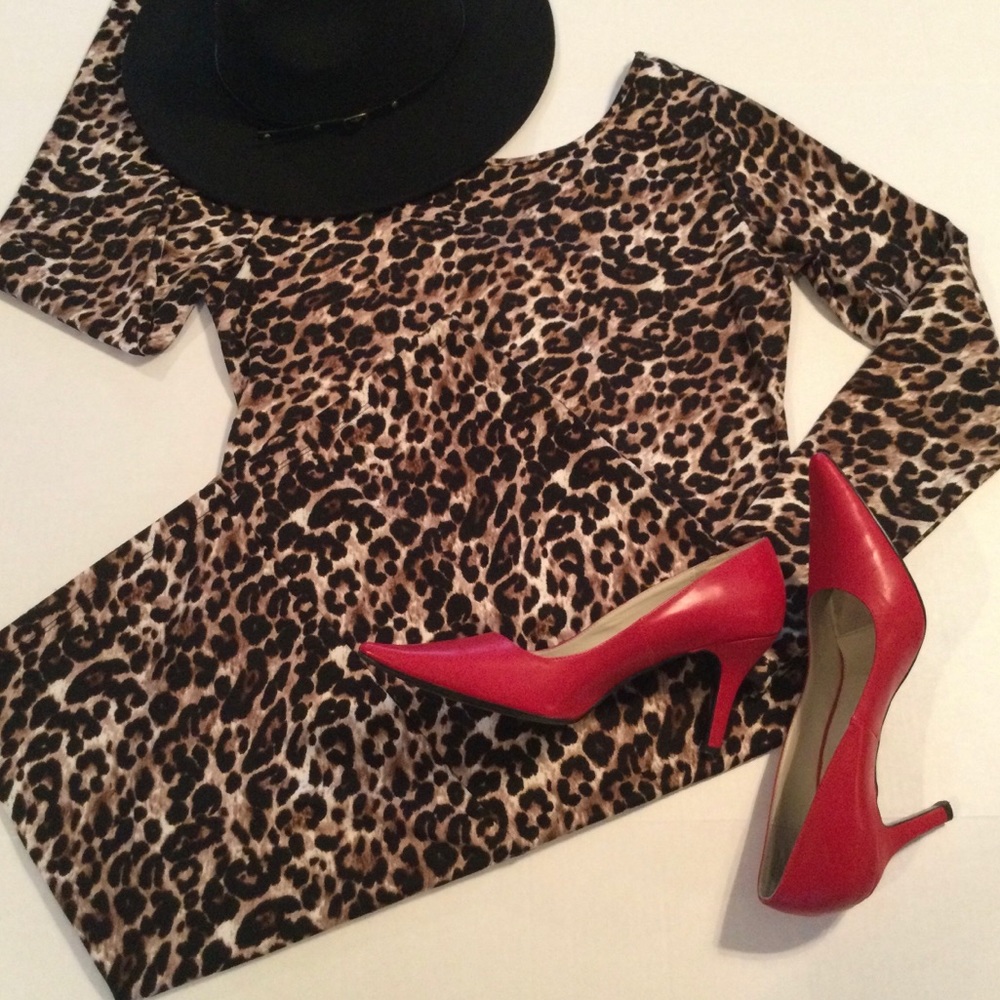 Xhilaration Leopard Bodycon Dress